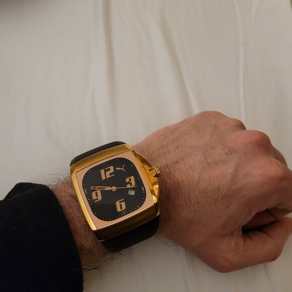 Puma Charger Stainless Steel Rose Gold Watch - Picture 2 of 16